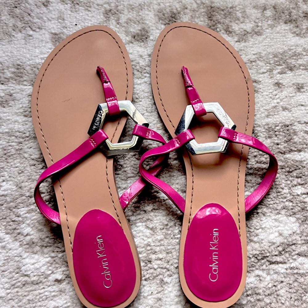 Womens Calvin Klein sandals- size 9
